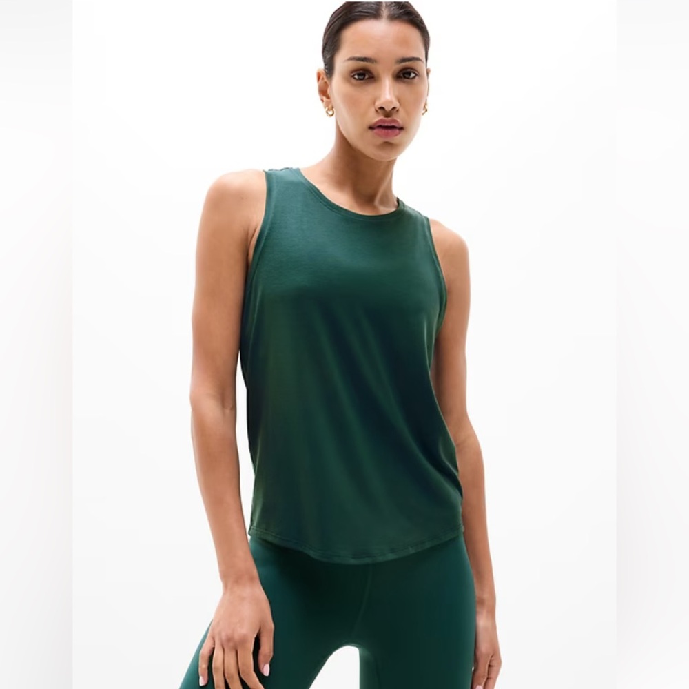 Athleta With Ease Open Back Tank, Sm